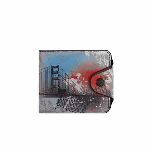 Unisex wallet with flap