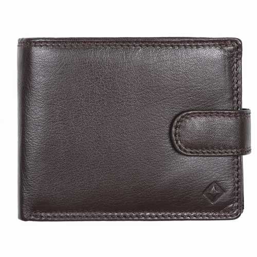 Men's wallet with zip in bill compartment, RFID