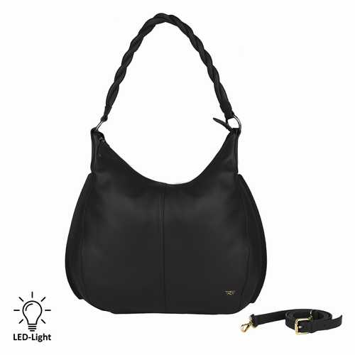 Hobo bag mit LED-Licht-Fach
