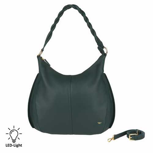 Hobo bag mit LED-Licht-Fach