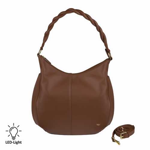 Hobo bag mit LED-Licht-Fach