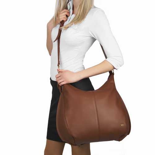 Hobo bag with LED light compartment