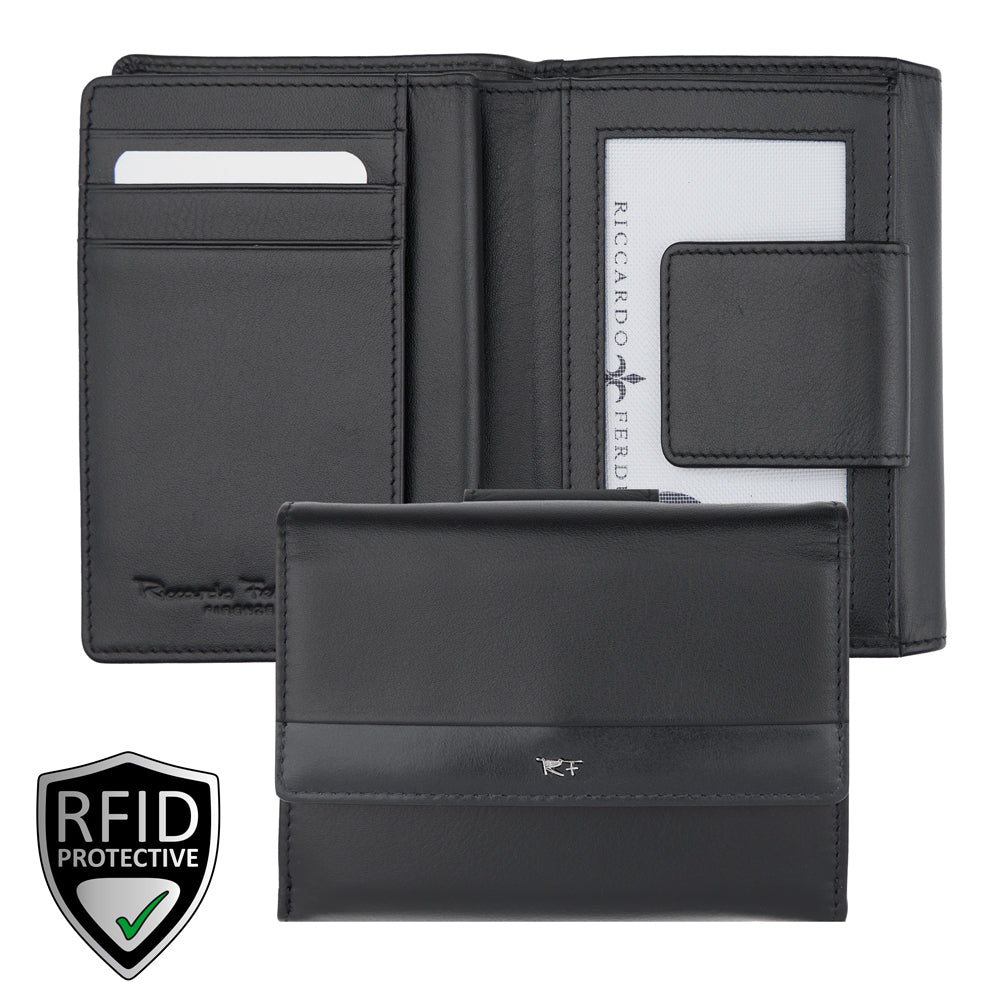 Damen Reißverschluss-Börse, RFID