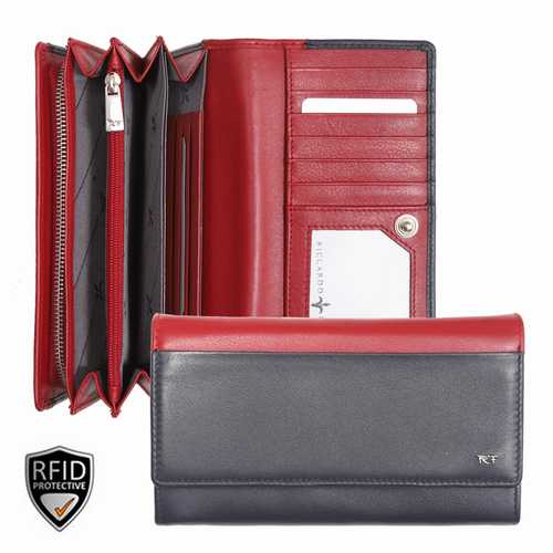 Women's Wallet, wide, RFID