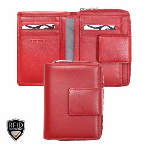 Women's Zip-Around Wallet, RFID