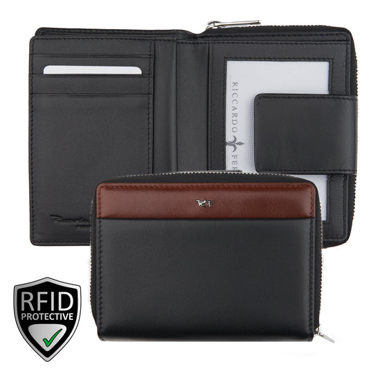 Damen Reißverschluss-Börse, RFID