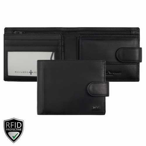 Herren Geldbörse mit Lasche, RFID