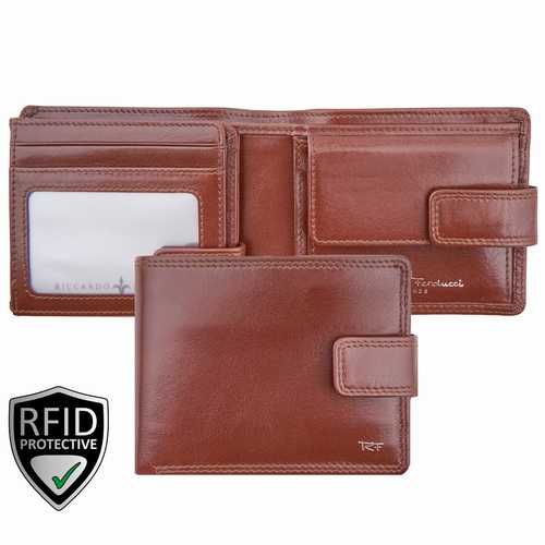 Herren Geldbörse, RV-Fach u. Lasche, RFID