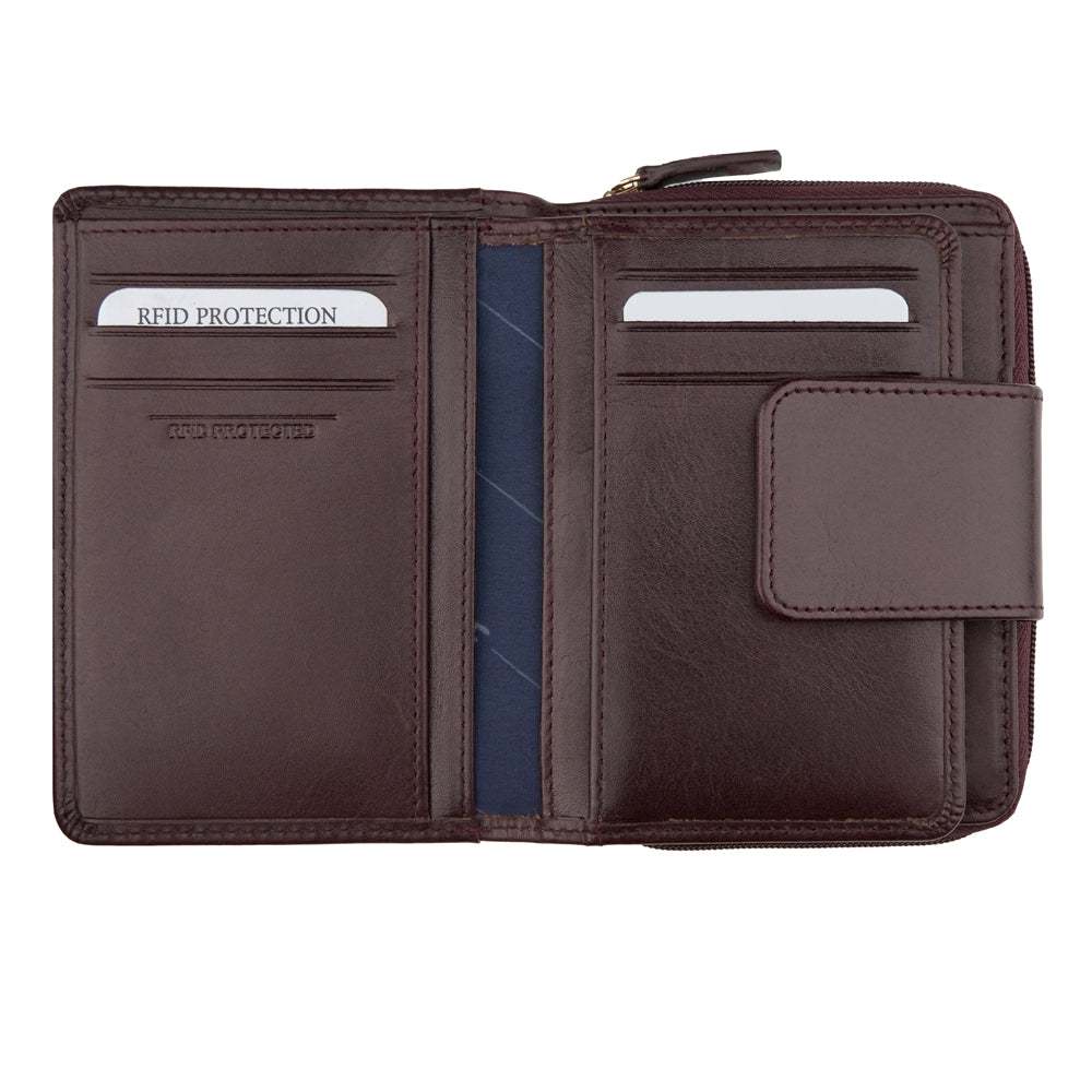 Women's Zip-Around Wallet, RFID