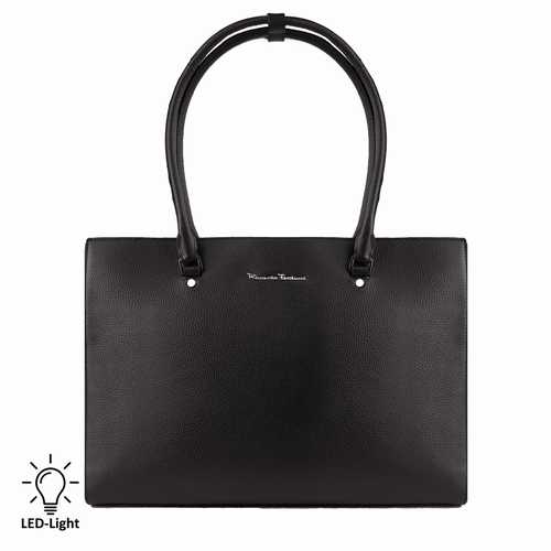 Business bag, with LED light, 17-inch laptop or A4 file size