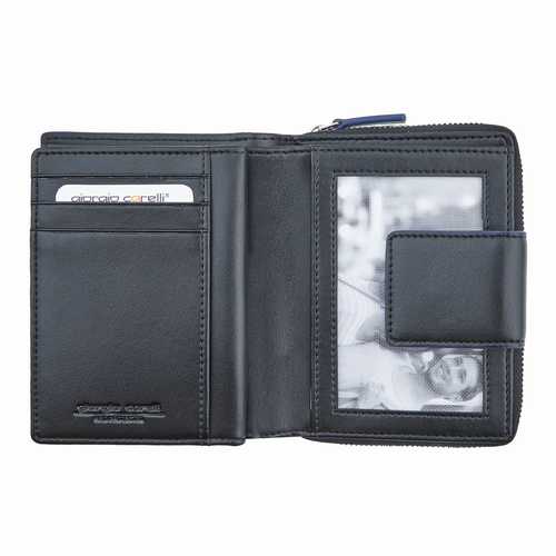 Women's Zipper Wallet VEGAN, RFID