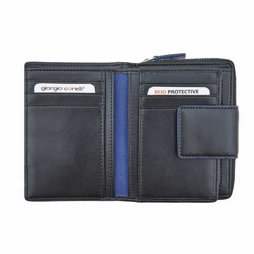 Women's Zipper Wallet VEGAN, RFID