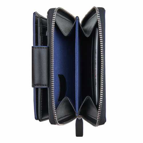 Women's Zipper Wallet VEGAN, RFID