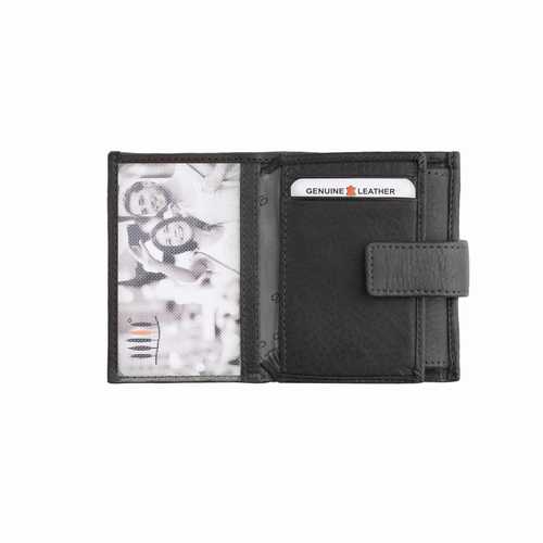 Unisex Geldbörse, klein mit Lasche, RFID