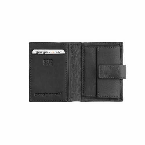 Unisex Geldbörse, klein mit Lasche, RFID