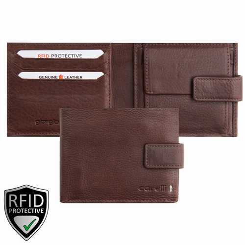 Herren Geldbörse mit Lasche, RFID