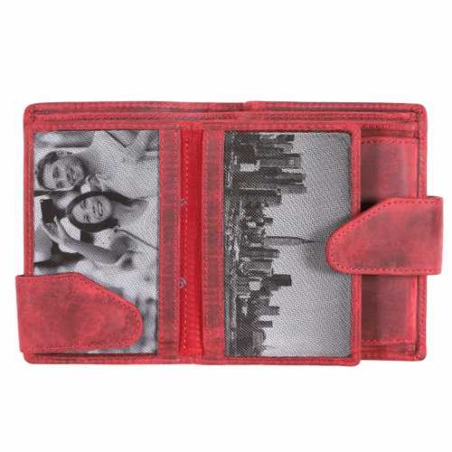 Unisex wallet with flap, RFID