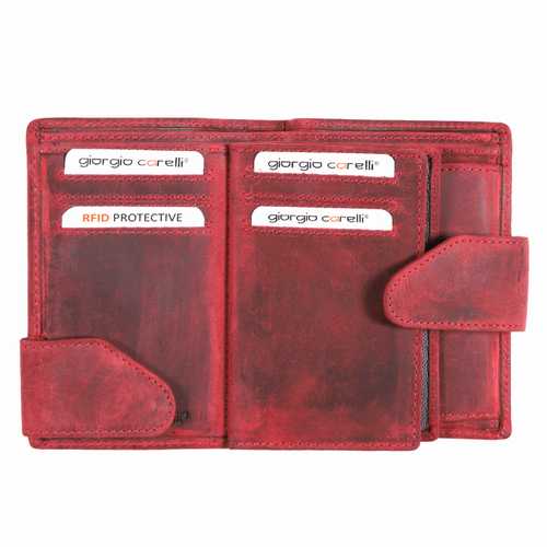 Unisex wallet with flap, RFID