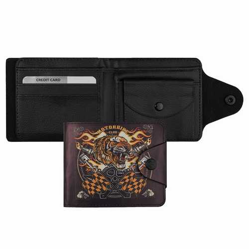 Unisex wallet with flap