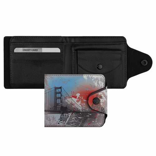 Unisex wallet with flap