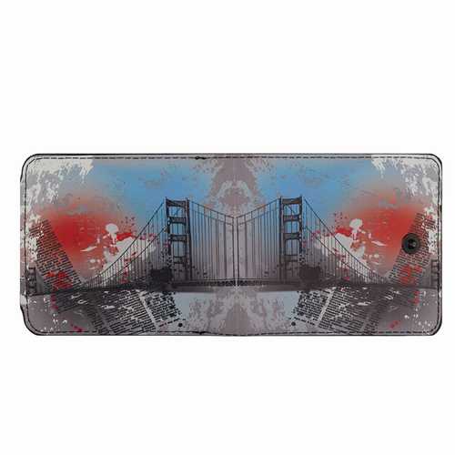 Unisex wallet with flap