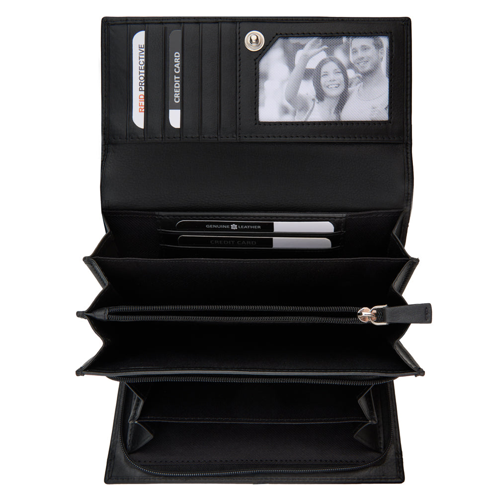 Women's wallet, wide, RFID