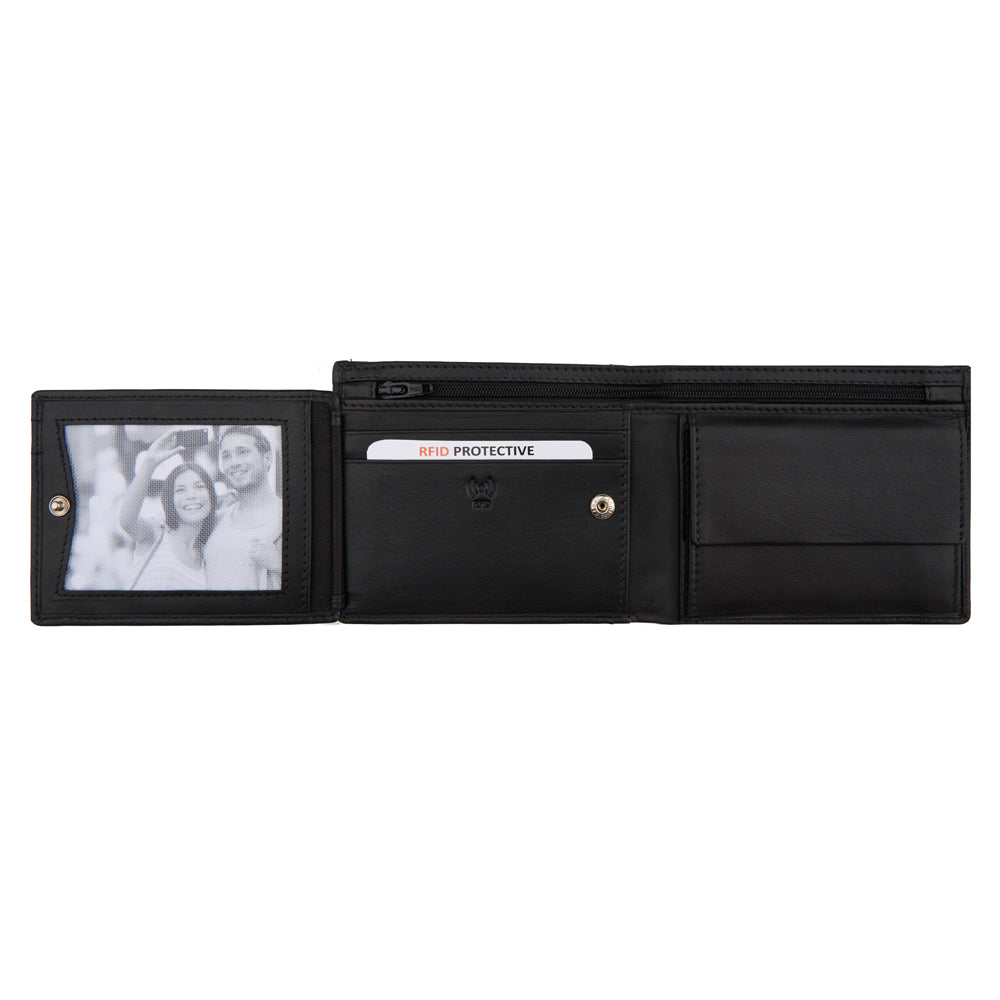 Men's Wallet with Flap, RFID