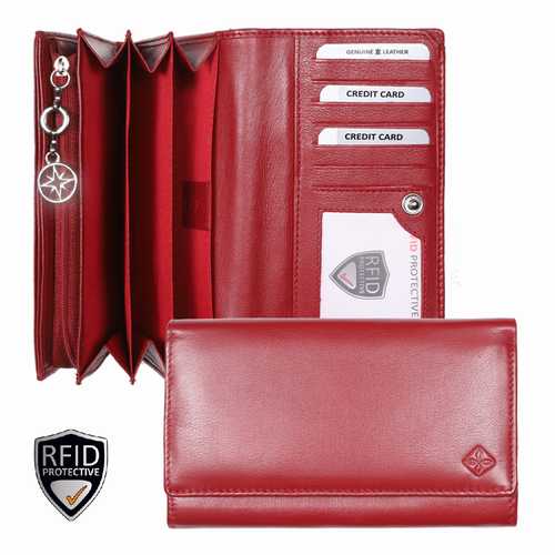 Women's Wallet, wide, RFID