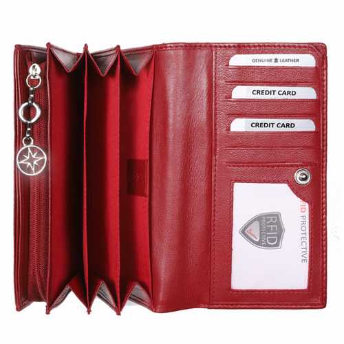 Women's Wallet, wide, RFID