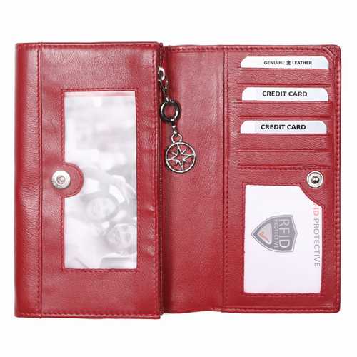 Women's Wallet, wide, RFID