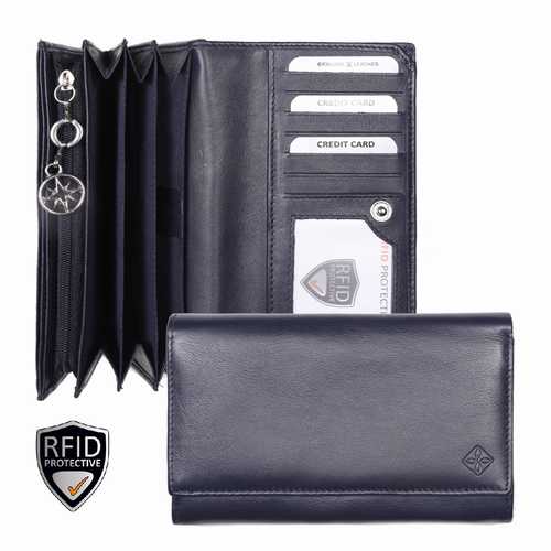 Women's Wallet, wide, RFID
