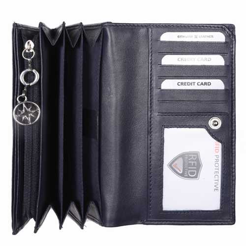 Women's Wallet, wide, RFID