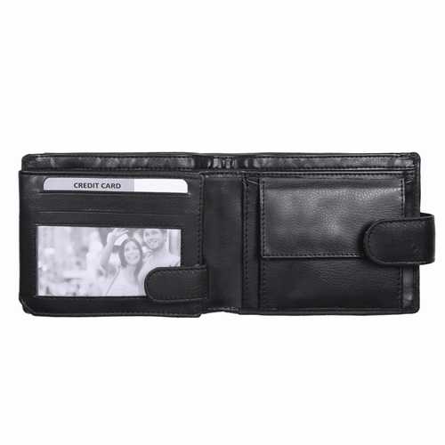 Men's wallet with zip compartment