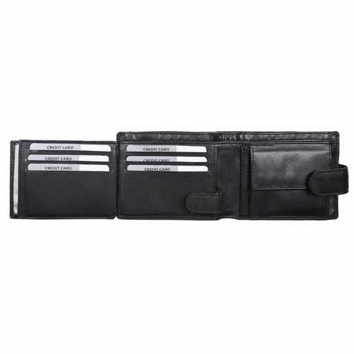 Men's wallet with zip compartment
