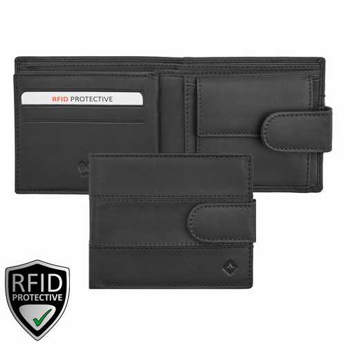 Men's Wallet with Flap, RFID