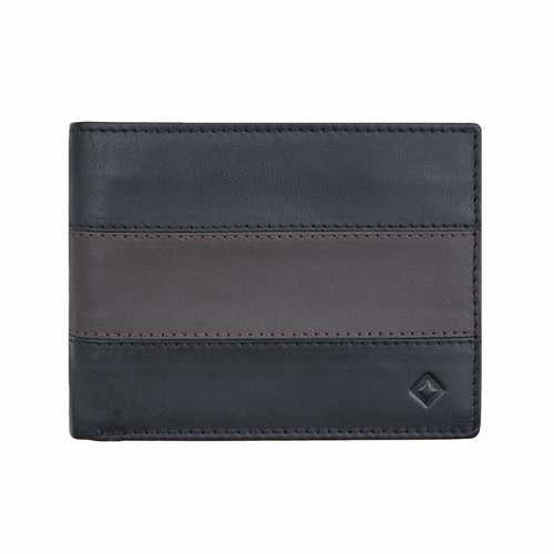 Men's wallet with zip in bill compartment, RFID