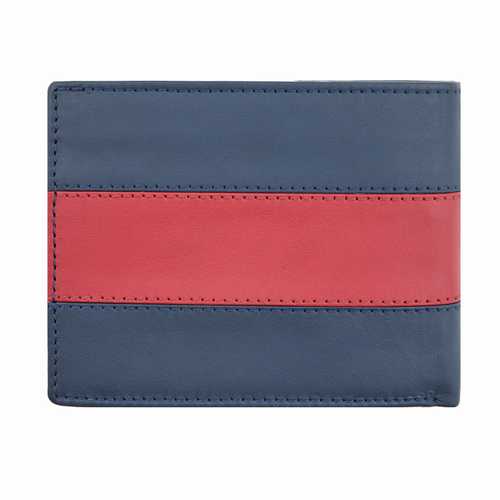 Men's wallet with zip in coin compartment, RFID