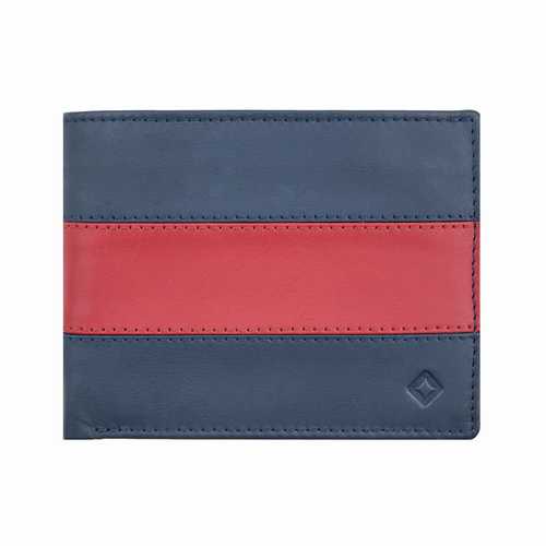 Men's wallet with zip in coin compartment, RFID