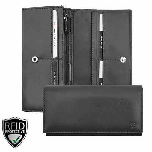 Women's Wallet, wide, RFID