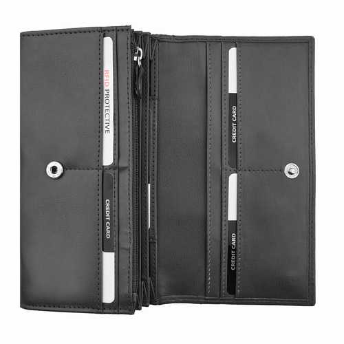 Women's Wallet, wide, RFID