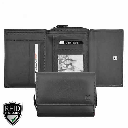 Women's Zip-Around Wallet, RFID