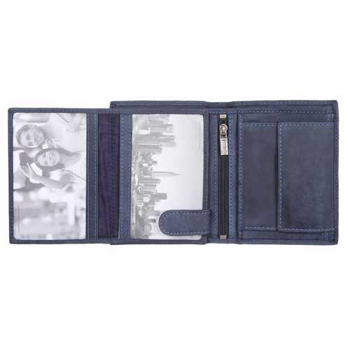 Unisex Wallet with Zip Pocket, RFID