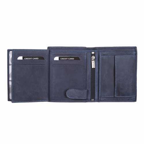 Unisex Wallet with Zip Pocket, RFID