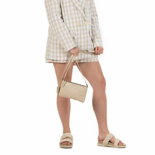 JUST JOLIE DOUBLE ZIP CROSSBODY BAG