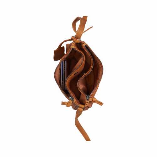 JUST JOLIE DOUBLE ZIP CROSSBODY BAG