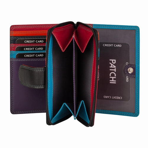 Damen Geldbörse, breit, RFID Patchi 61