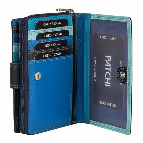 Damen Geldbörse, breit, RFID Patchi 61