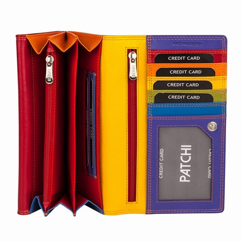 Damen Geldbörse, breit, RFID Patchi 61